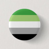 Aromantic Pride Button (Voorkant)