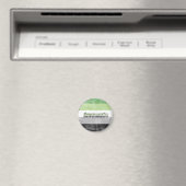 Aromantic pride flag magnet (Insitu (Vaatwasser))