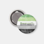 Aromantic pride flag magnet (Voorkant / Achterkant)