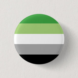 Aromantic Pride Flag Ronde Button 3,2 Cm