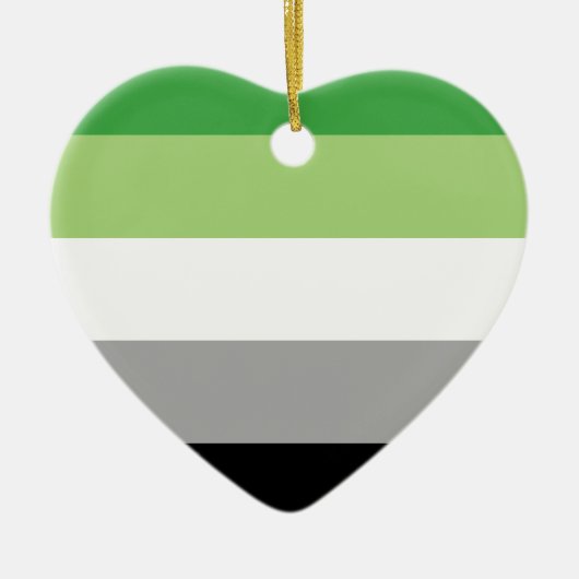 aromantic vlag keramisch ornament (Voorkant)