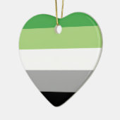 aromantic vlag keramisch ornament (Links)