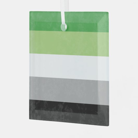 Aromantisch Glas Ornament (Voorkant links)