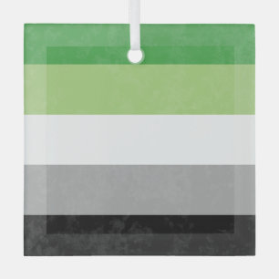 Aromantisch Glas Ornament