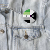 Aromantische Demisexual Pin Ronde Button 5,7 Cm (In situ)
