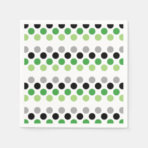 Aromantische Pride Flag Kleuren Polkadots Servet