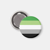 Aromantische Pride Strepen Magneet (Voorkant / Achterkant)