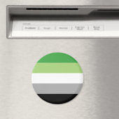 Aromantische Pride Strepen Magneet (Insitu (Vaatwasser))