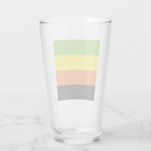 Aromantische Pride-vlag Glas (Achterkant)