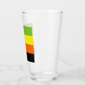 Aromantische Pride-vlag Glas (Links)