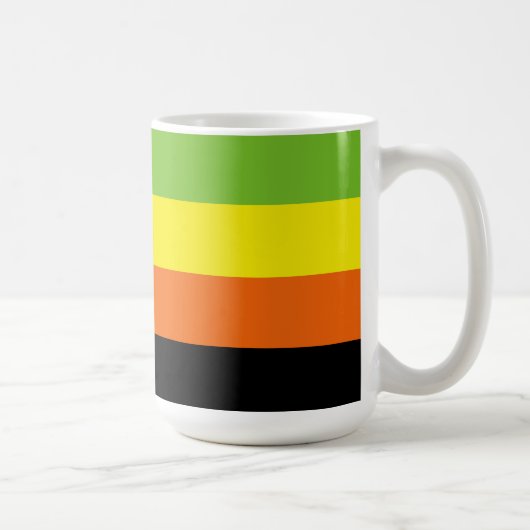Aromantische Pride-vlag Koffiemok (Rechts)