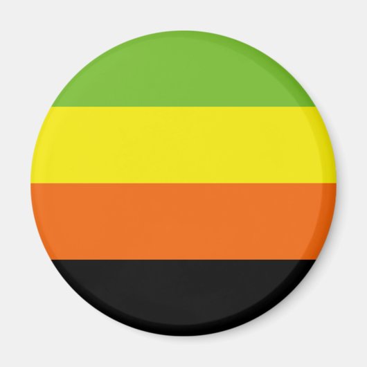 Aromantische Pride-vlag Magneet (Voorkant)