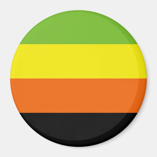 Aromantische Pride-vlag Magneet (Voorkant)
