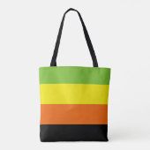 Aromantische Pride-vlag Tote Bag (Achterkant)