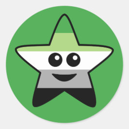 Aromantische Star Stickers