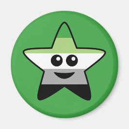 Aromantische ster ronde magneet