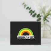 Aromantische trots briefkaart (Staand voorkant)