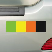 Aromantische trots bumpersticker (Op auto)
