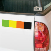 Aromantische trots bumpersticker (Op Truck)