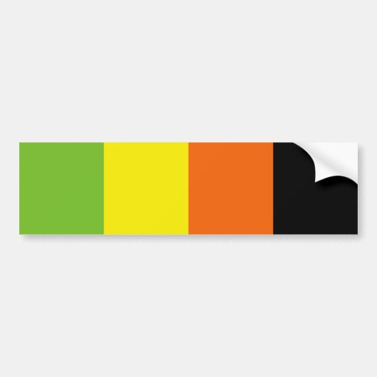 Aromantische trots bumpersticker (Voorkant)