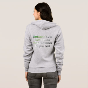 Aromantische trots - Geboorteplaats: Aarde. Ras: M Hoodie