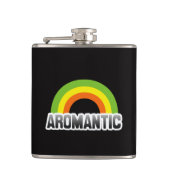 Aromantische trots heupfles (Voorkant)