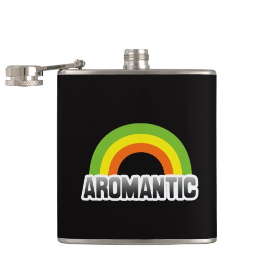 Aromantische trots heupfles (Geopend)