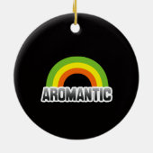 Aromantische trots keramisch ornament (Achterkant)