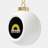 Aromantische trots keramische bal ornament (Rechts)