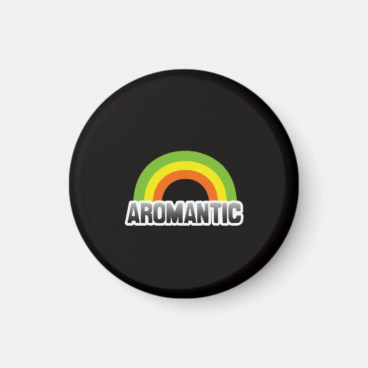 Aromantische trots magneet (Voorkant)