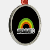 Aromantische trots metalen ornament (Rechts)