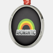 Aromantische trots metalen ornament (Links)