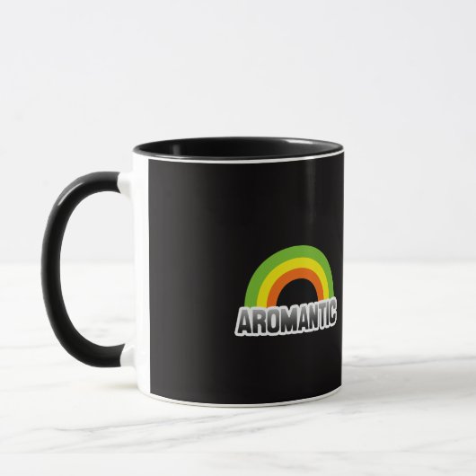 Aromantische trots mok (Links)