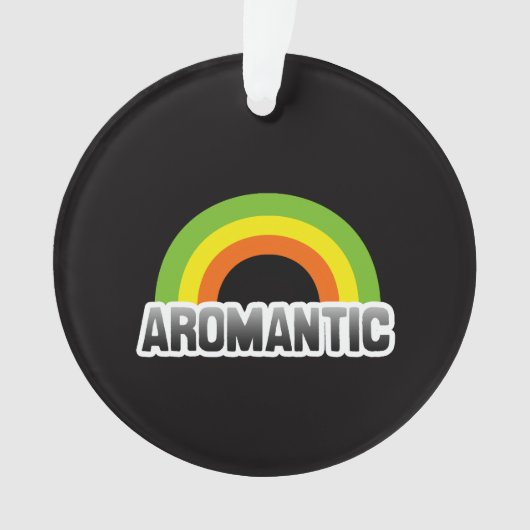 Aromantische trots ornament (voorkant)