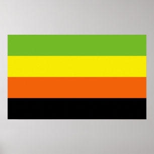 Aromantische trots poster