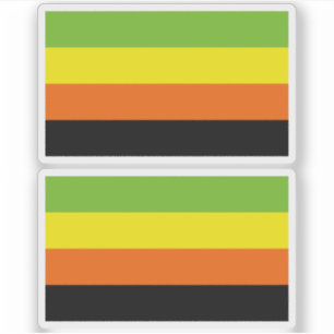 Aromantische trots sticker