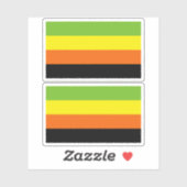 Aromantische trots sticker (Vel)