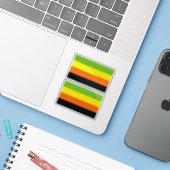 Aromantische trots sticker (Laptop met iPhone)