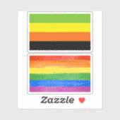 Aromantische trots sticker (Vel)