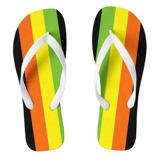 Aromantische trots teenslippers (Voetbed)