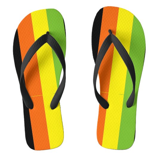 Aromantische trots teenslippers (Voetbed)