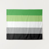 Aromantische Vlag 50 x 60 Wandkleed (Voorkant (horizontaal))