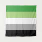 Aromantische Vlag 57 x 57 Wandkleed (Voorkant (horizontaal))
