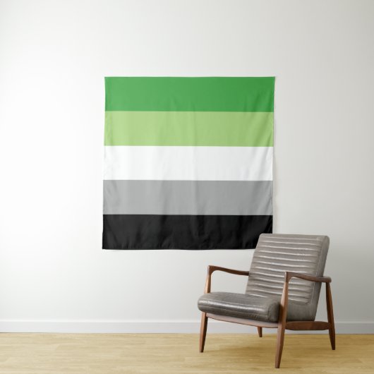 Aromantische Vlag 57 x 57 Wandkleed (In Situ (horizontaal))