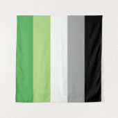 Aromantische Vlag 57 x 57 Wandkleed (Voorkant)