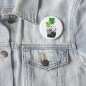 Aromantische vlag niet-binaire pride lgbetq cute c ronde button 5,7 cm (In situ)