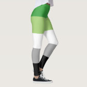 Aromantische Vlaggen Leggings (Rechts)