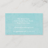 Aromatherapeut Waterverf Eucalyptus Leaves Visitekaartje (Achterkant)