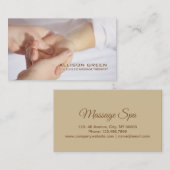 Aromatherapie Acupressure Massage therapeut Visitekaartje (Voorkant / Achterkant)