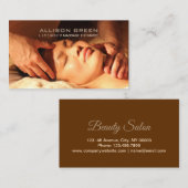 Aromatherapie Acupressure Massage therapeut Visitekaartje (Voorkant / Achterkant)